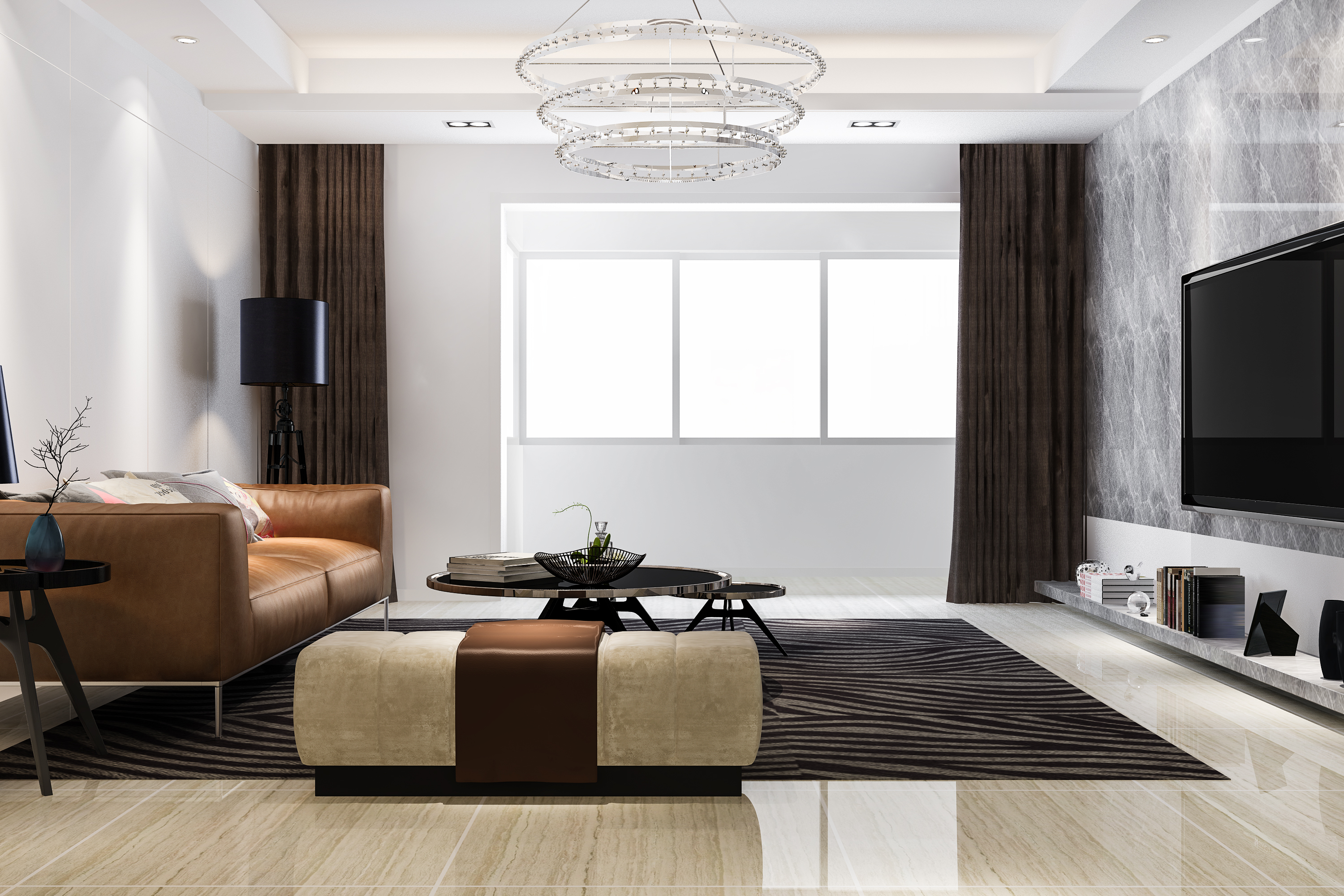 Luxury residential interior — Up N Go white-glove move