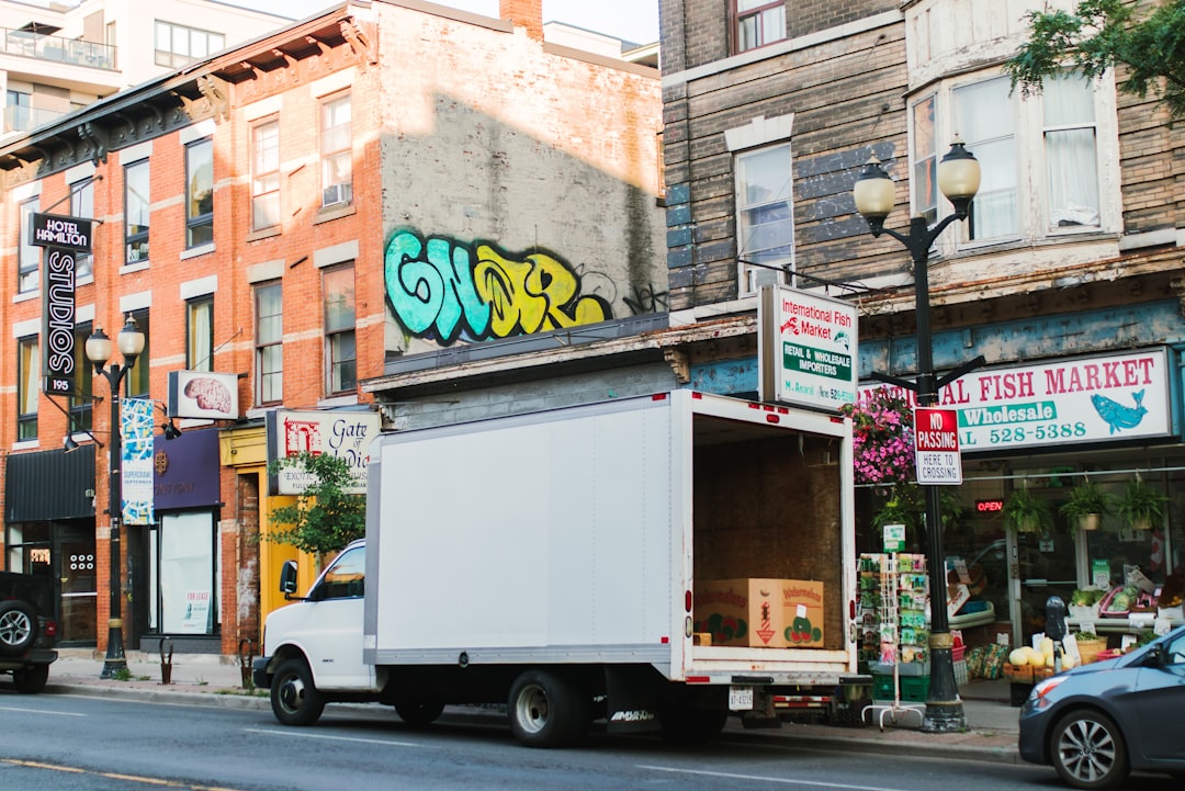 Up N Go moving truck on NYC streets